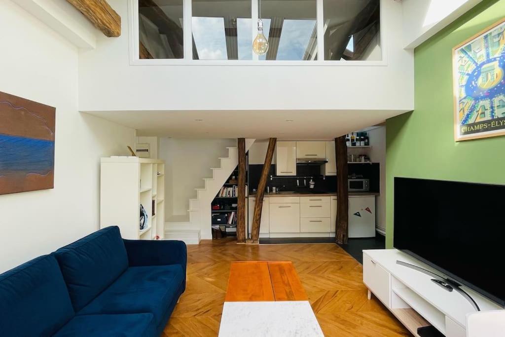 Appartement Bright Duplex On The Floor - Close To Opera *
